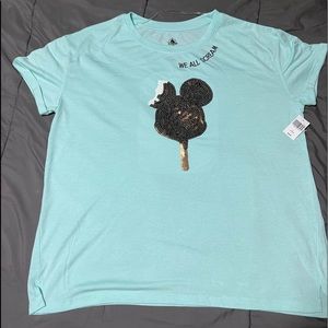 NWT Disney Mickey Ice Cream Shirt XL